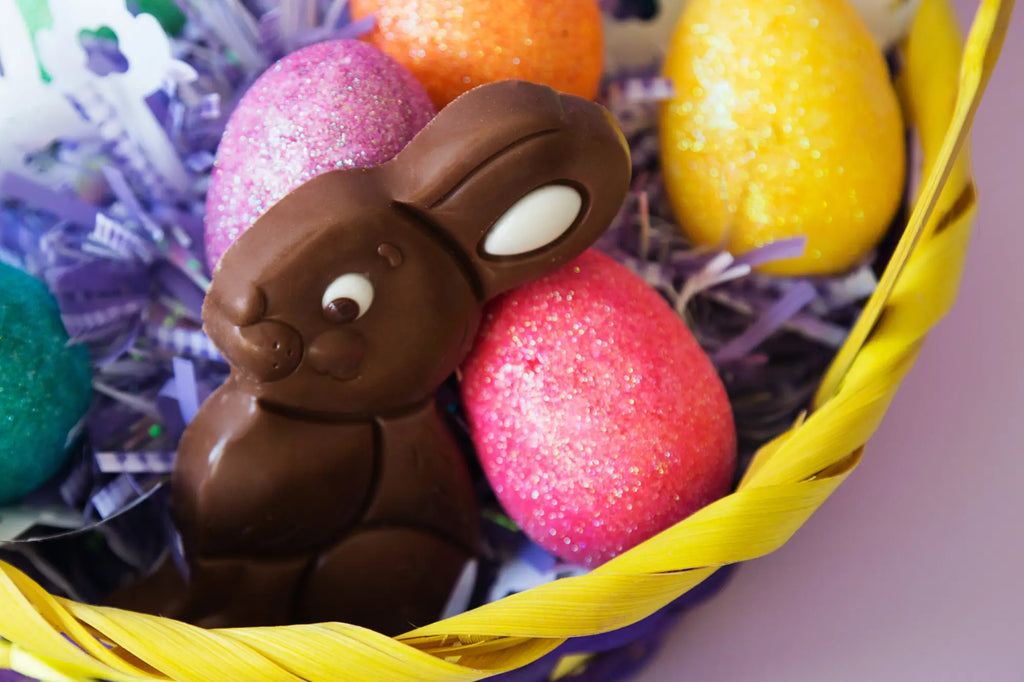 sculture di cioccolato di Pasqua