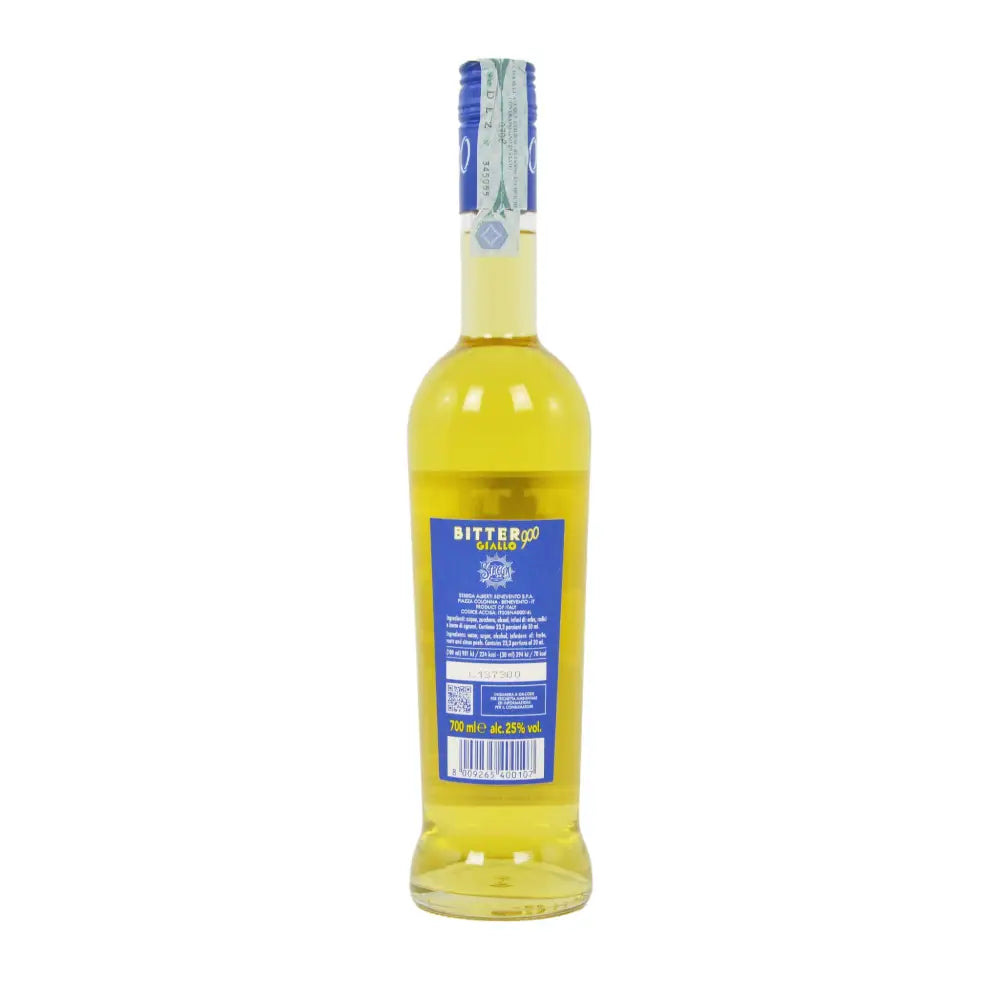 Bottiglia di bitter giallo 900 Strea Alberti 