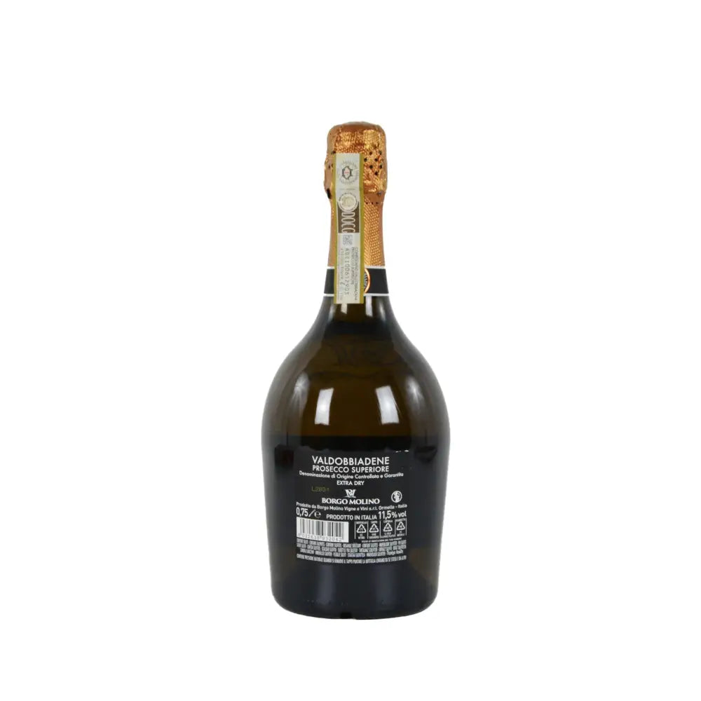 Vino prosecco valdobbiadene DOCG Extra Dry cantina Borgo Molino 0.75L