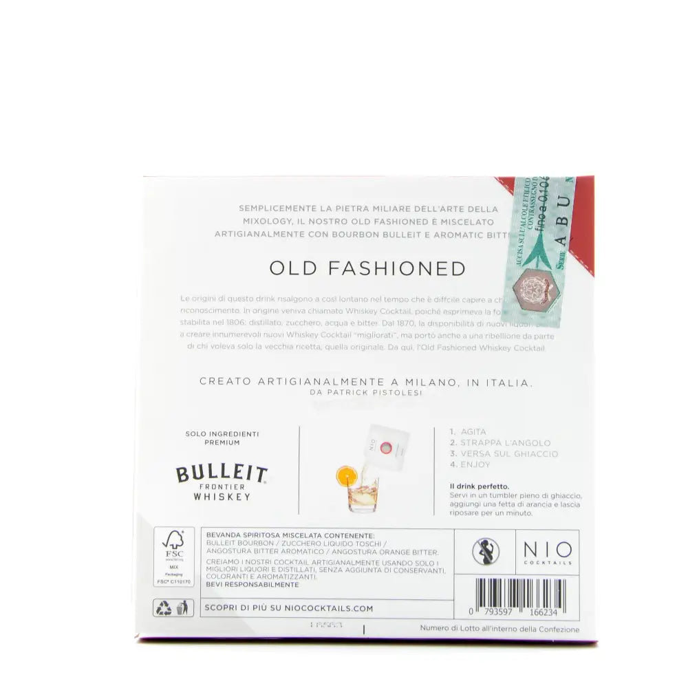 COCKTAIL TASCABILI OLD FASHIONED - 0,1 L