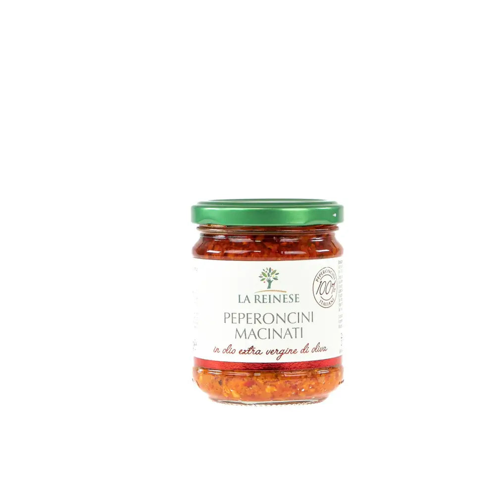 PEPERONCINI MACINATI IN OLIO EXTRA-VERGINE DI OLIVA - 170 G
