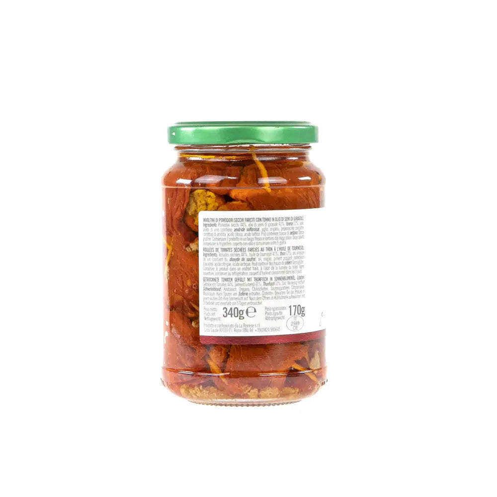 POMODORI SECCHI FARCITI CON TONNO - 340 G
