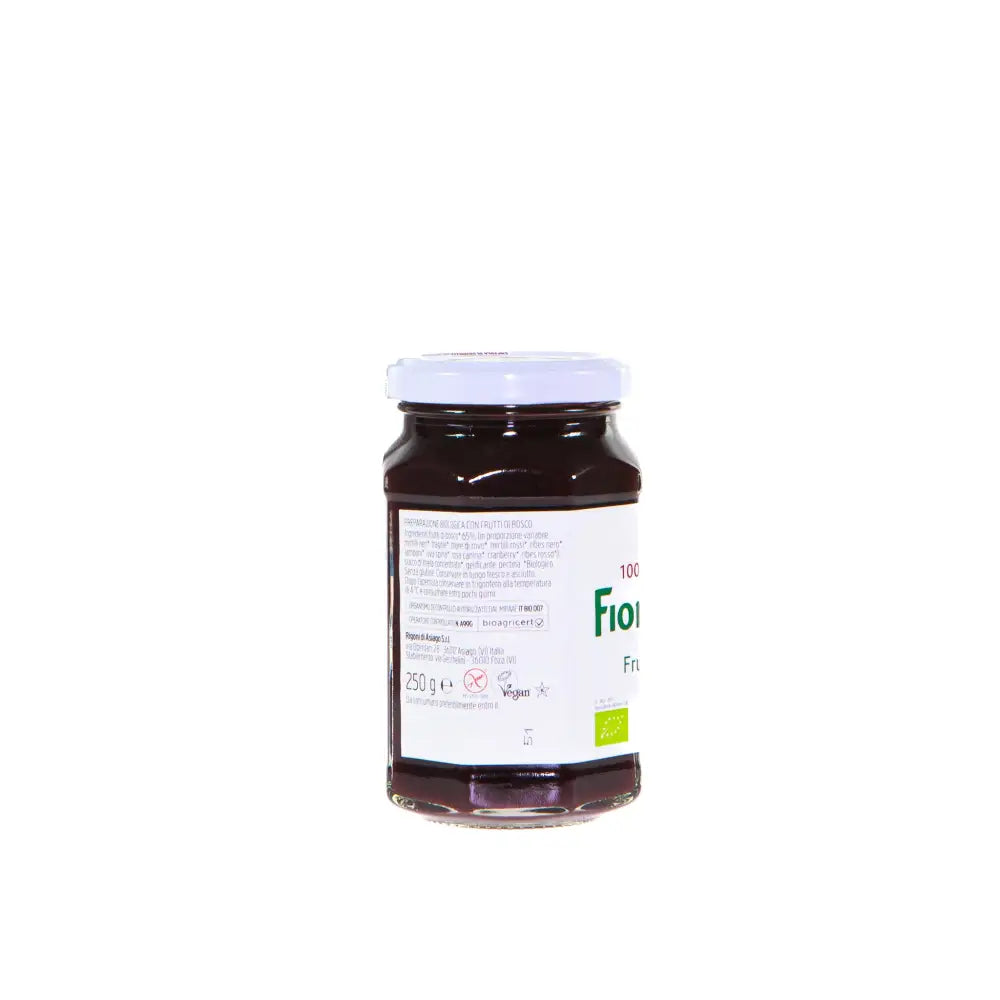 CONFETTURA FIOR DI FRUTTA BIOLOGICA FRUTTI DI BOSCO - 250 G