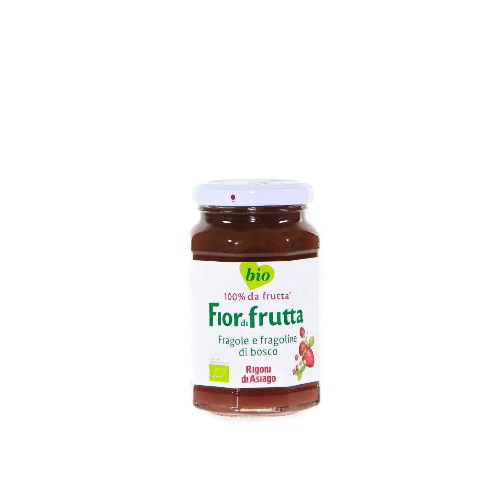 CONFETTURA FIOR DI FRUTTA BIOLOGICA FRAGOLE E FRAGOLINE DI BOSCO - 250 G