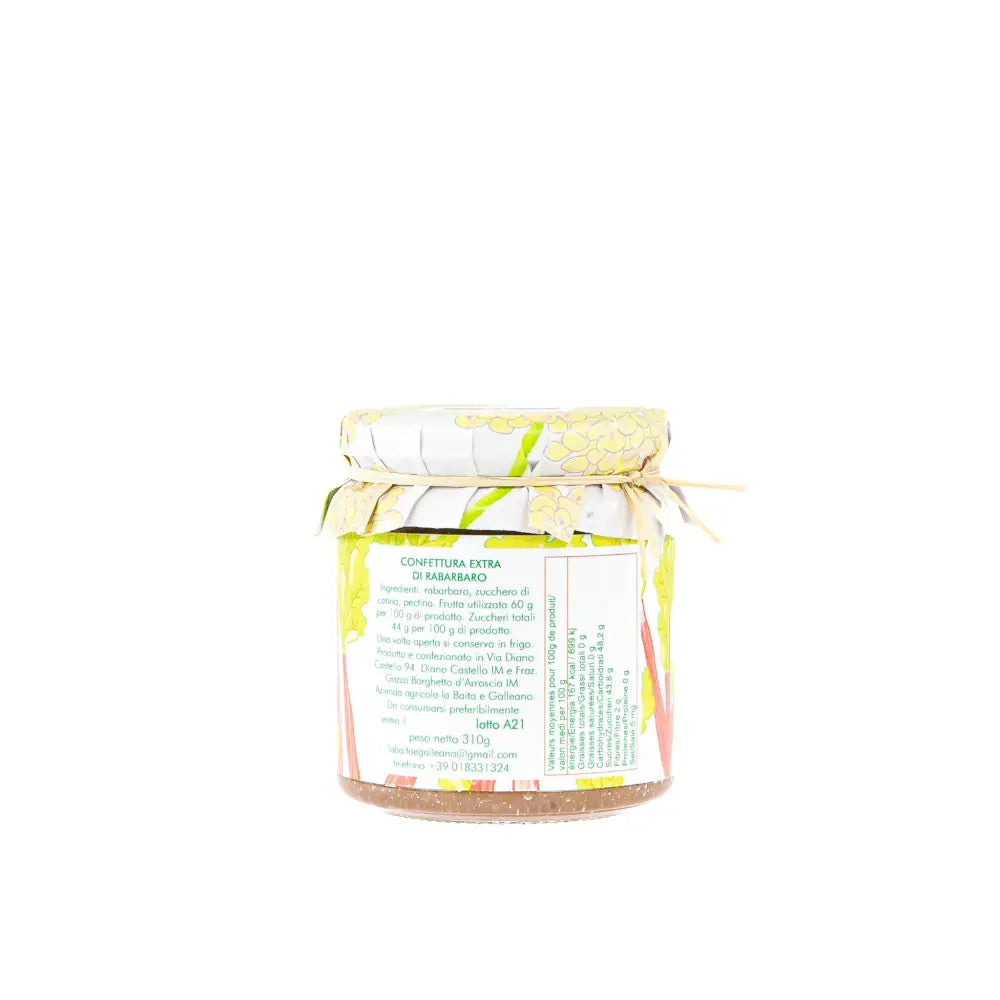 CONFETTURA EXTRA DI RABARBARO - 310 G