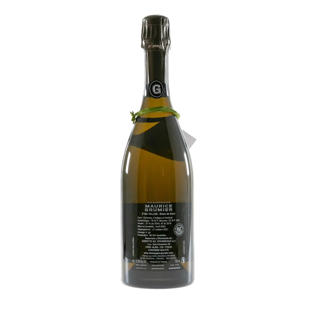 O' MA VALLEÉ CHAMPAGNE AOC EXTRA BRUT MAURICE GRUMIER - 0,75 L