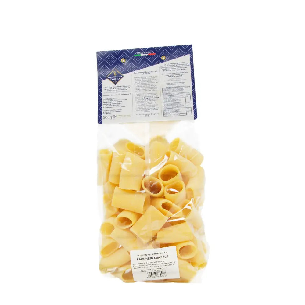PACCHERI LISCI I.G.P. 500 G - GRAGNANO IN CORSA