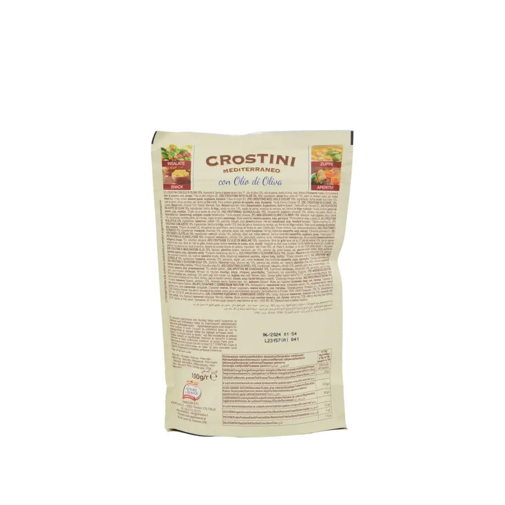 CROSTINI MEDITERRANEO NON FRITTI 80 G - PANEALBA