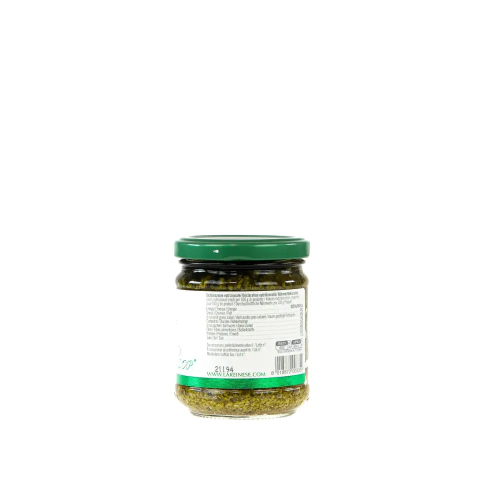 PESTO AL BASILICO CON BASILICO GENOVESE D.O.P. - 180 G