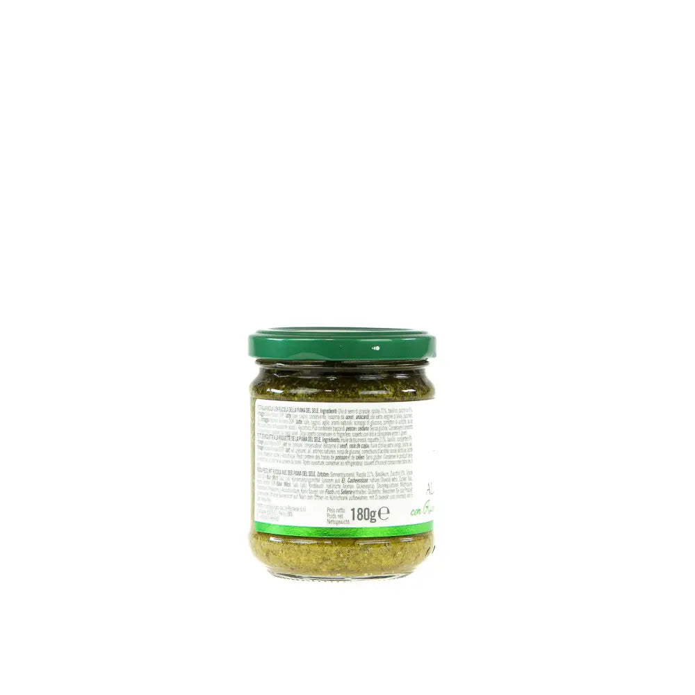 PESTO ALLA RUCOLA CON RUCOLA DELLA PIANA DEL SELE - 180 G