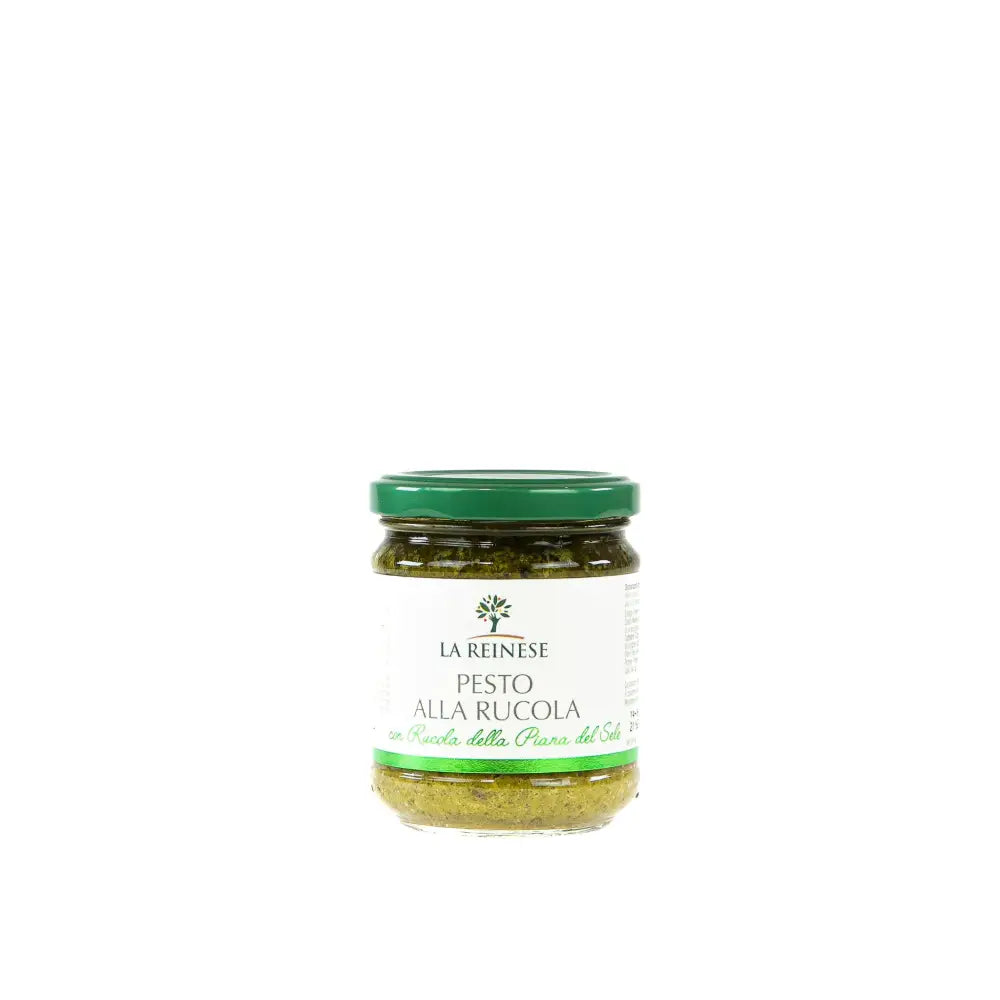 PESTO ALLA RUCOLA CON RUCOLA DELLA PIANA DEL SELE - 180 G