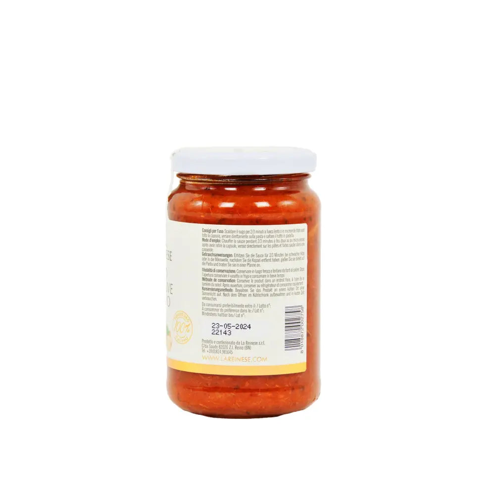 SUGHETTO CON OLIVE E TONNO - 350 G