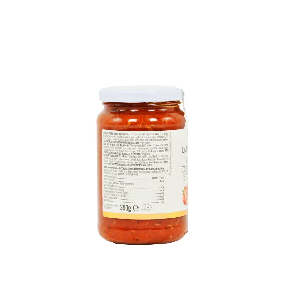 SUGHETTO CON OLIVE E TONNO - 350 G