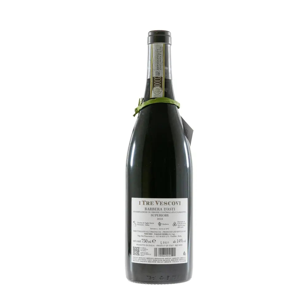 I TRE VESCOVI BARBERA D'ASTI DOCG 2018 VINCHIO VAGLIO SERRA - 0,75 L