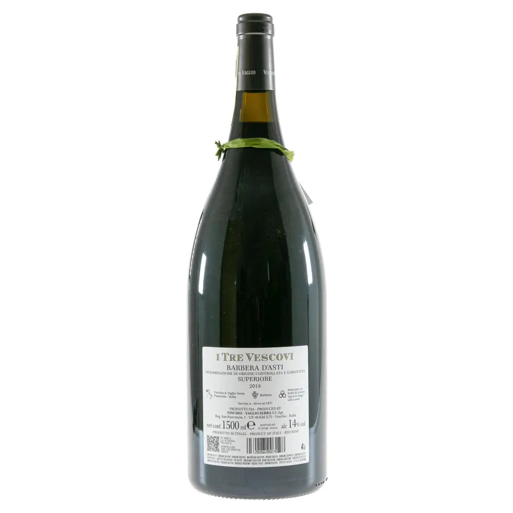 I TRE VESCOVI BARBERA D'ASTI DOCG SUPERIORE 2018 MAGNUM VINCHIO VAGLIO SERRA - 1,5 L