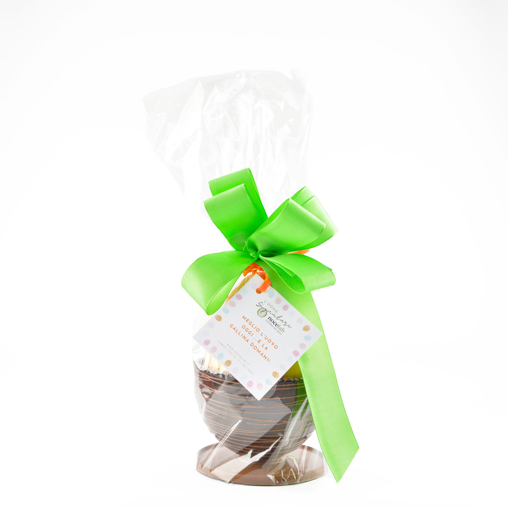 UOVO DI PASQUA D'ORO AI TRE CIOCCOLATI (CON SORPRESA) - 550 G