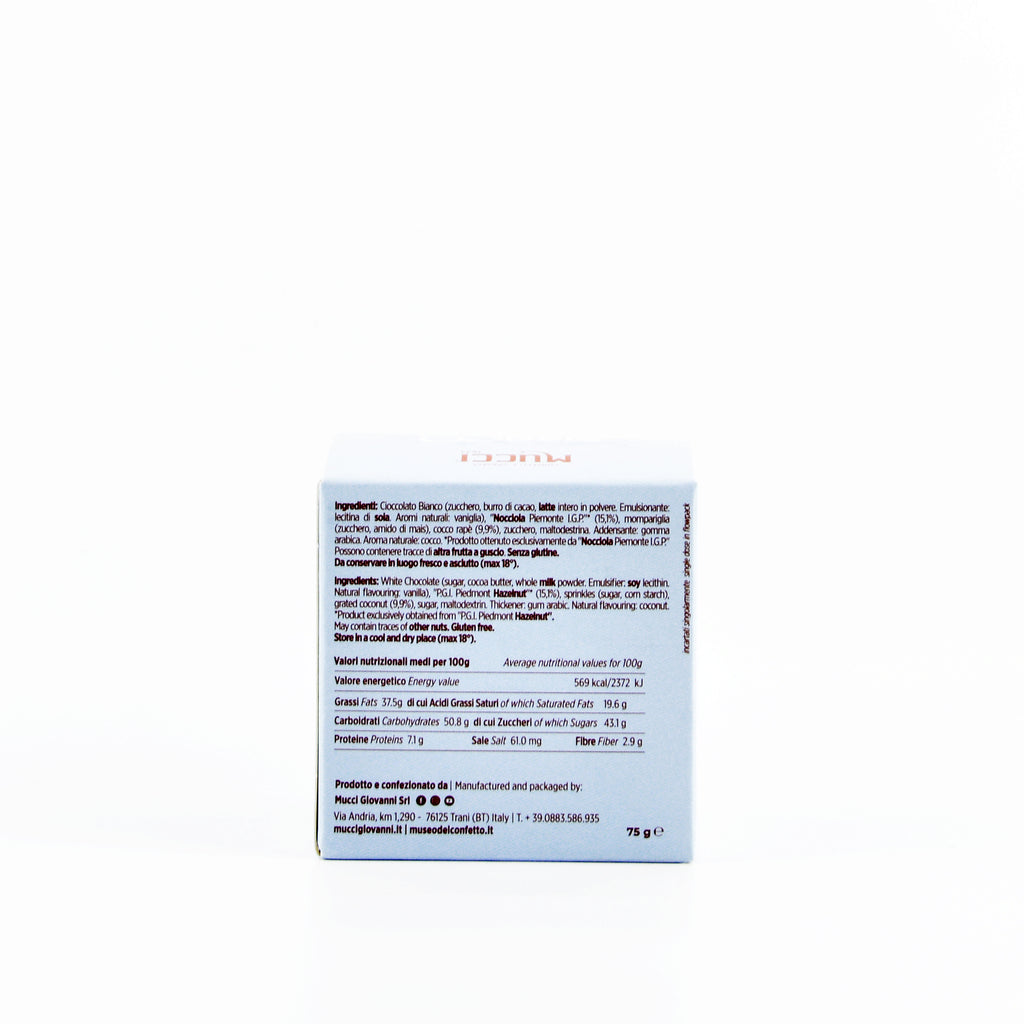 SCATOLA DRAGEES AL COCCO - 75 G