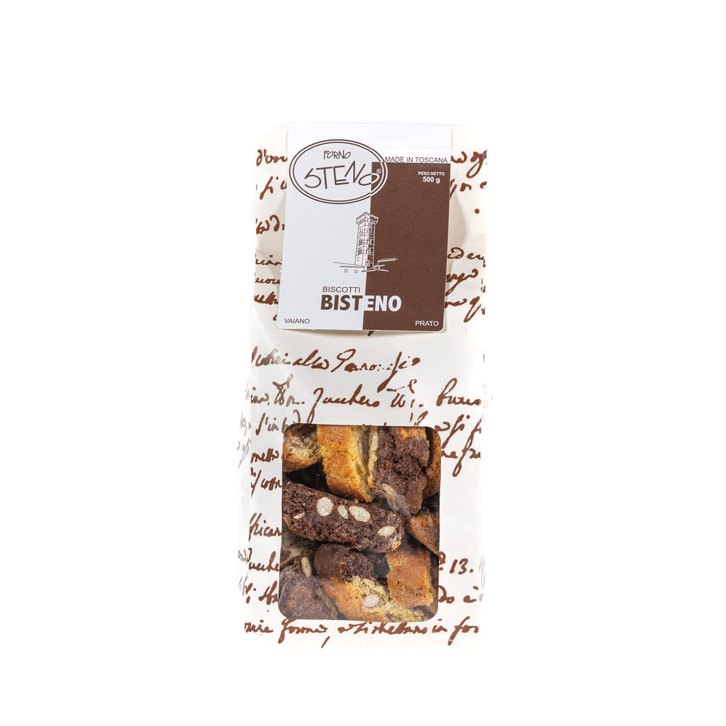 BISCOTTI BISTENO AL CACAO E MANDORLE - 500 G
