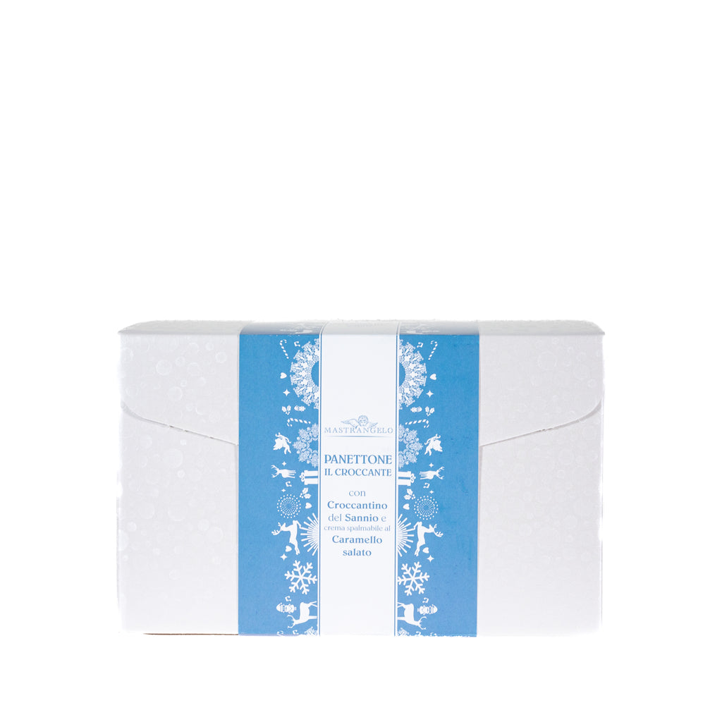 PANETTONE IL CROCCANTE CON CROCCANTINO DEL SANNIO E CREMA SPLAMABILE AL CARAMELLO SALATO - 850G