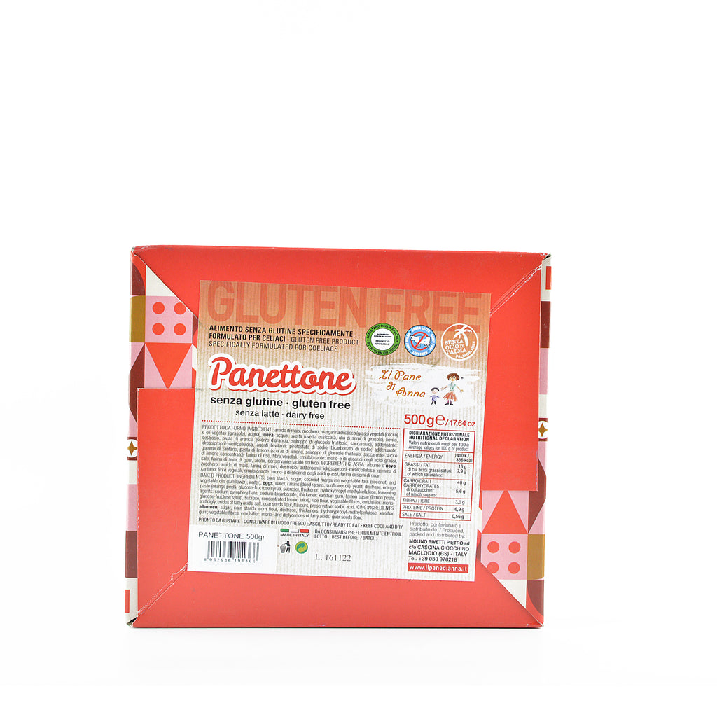 PANETTONE TRADIZIONALE SENZA GLUTINE - 500 G