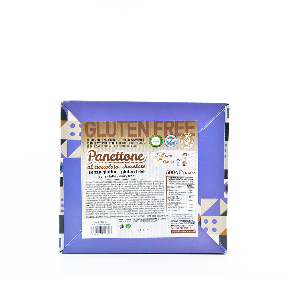 PANETTONE AL CIOCCOLATO SENZA GLUTINE - 500 G