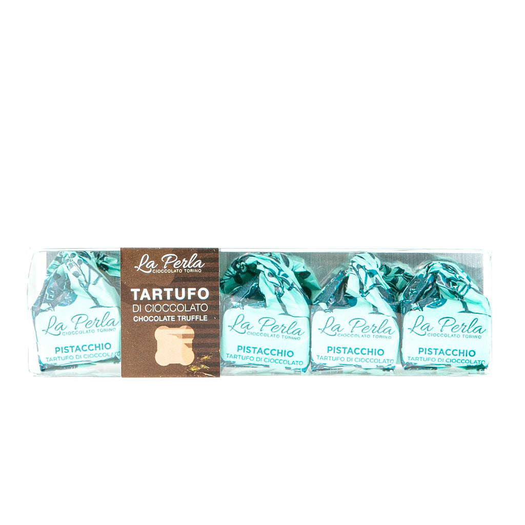 TARTUFO DI CIOCCOLATO BIANCO CON PISTACCHI (5 PEZZI) - 75 G